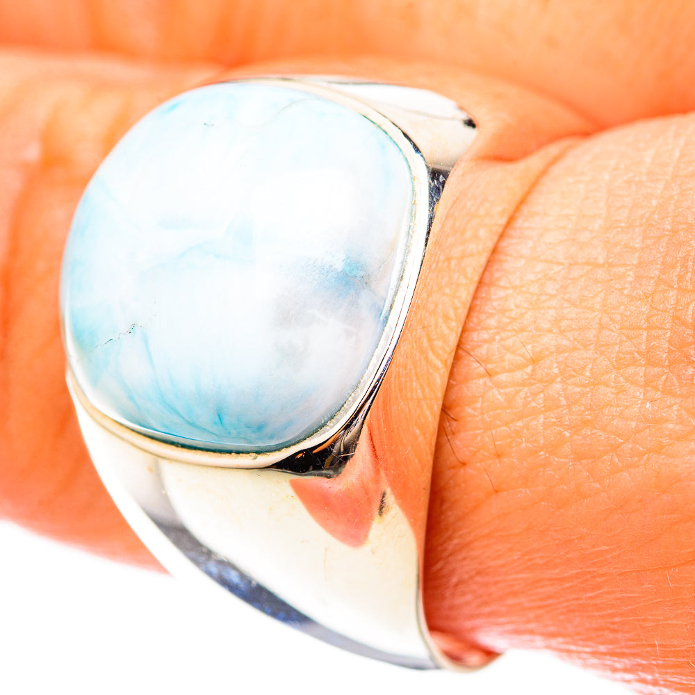 Larimar Rings handcrafted by Ana Silver Co - RING123630
