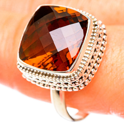 Mandarin Citrine Rings handcrafted by Ana Silver Co - RING123636