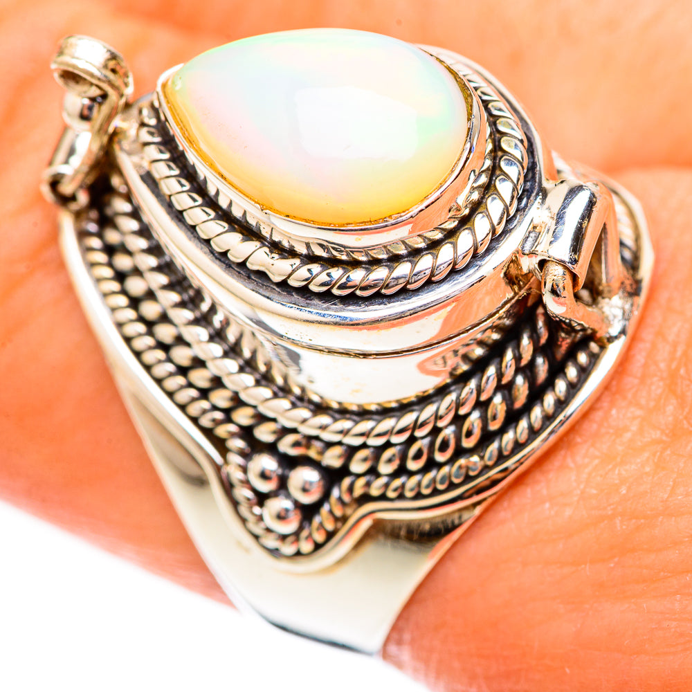 Ethiopian Opal Rings handcrafted by Ana Silver Co - RING123642