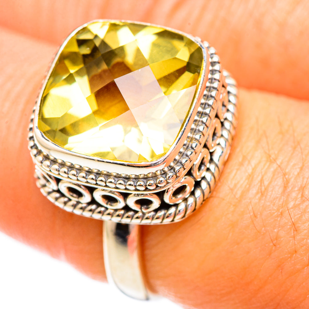 Citrine Rings handcrafted by Ana Silver Co - RING123648
