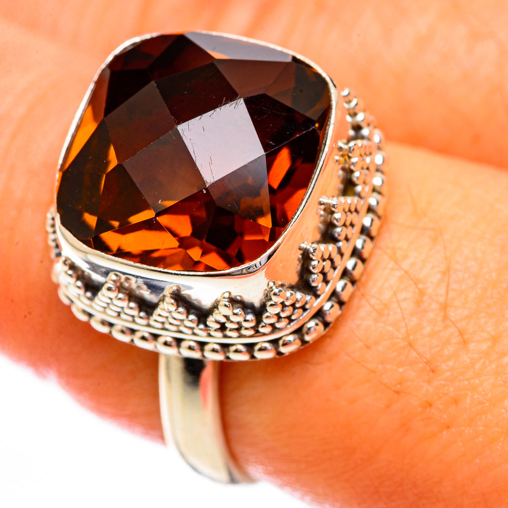 Smoky Quartz Rings handcrafted by Ana Silver Co - RING123657
