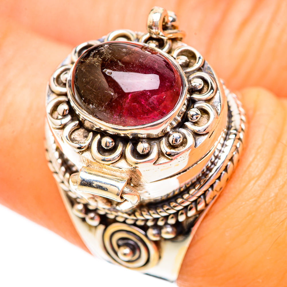 Pink Tourmaline Rings handcrafted by Ana Silver Co - RING123663