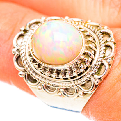 Ethiopian Opal Rings handcrafted by Ana Silver Co - RING123668