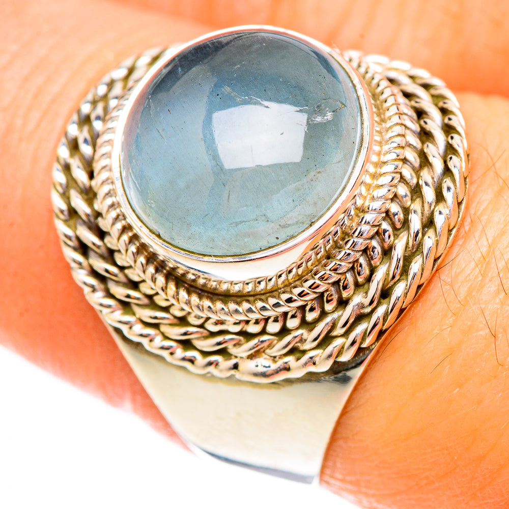 Aquamarine Rings handcrafted by Ana Silver Co - RING123671