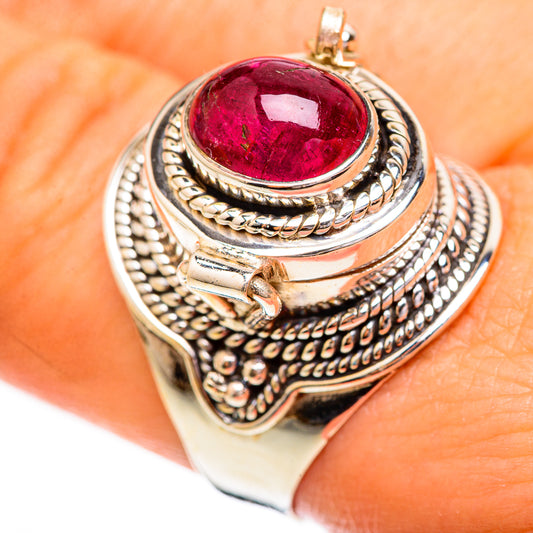 Pink Tourmaline Rings handcrafted by Ana Silver Co - RING123679