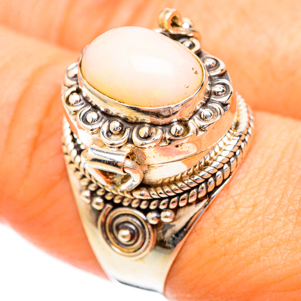 Ethiopian Opal Rings handcrafted by Ana Silver Co - RING123684