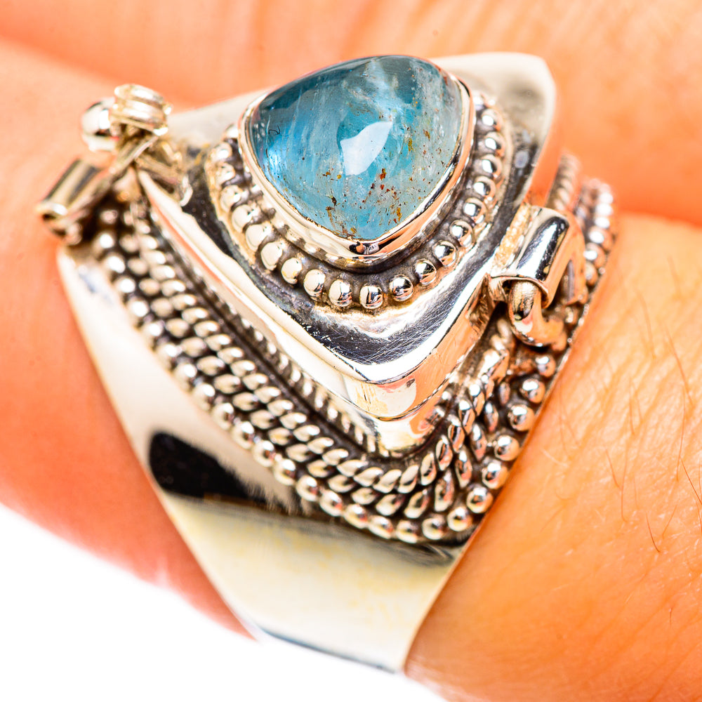 Aquamarine Rings handcrafted by Ana Silver Co - RING123686