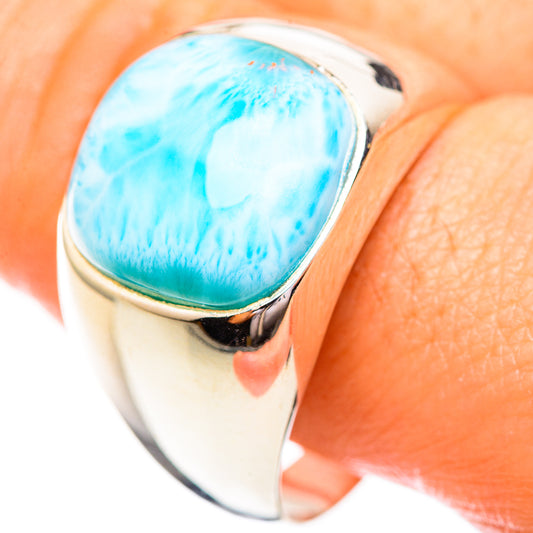 Larimar Rings handcrafted by Ana Silver Co - RING123687