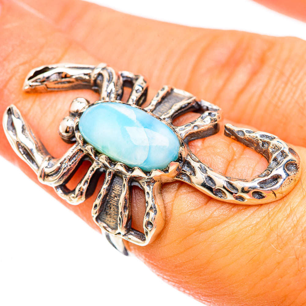 Larimar Rings handcrafted by Ana Silver Co - RING123688