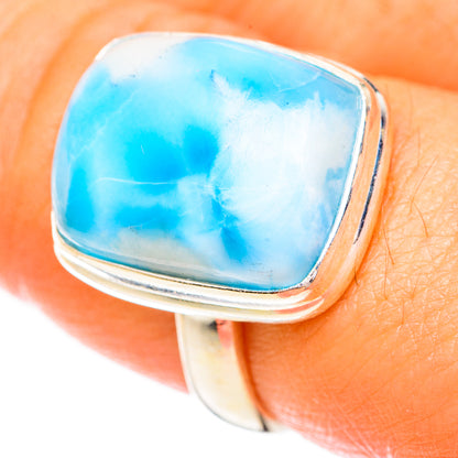 Larimar Rings handcrafted by Ana Silver Co - RING123691