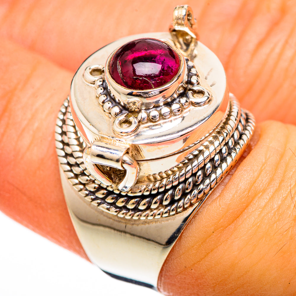 Pink Tourmaline Rings handcrafted by Ana Silver Co - RING123694
