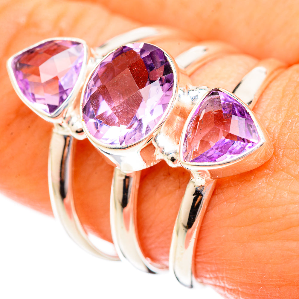 Amethyst Rings handcrafted by Ana Silver Co - RING123696