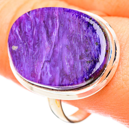 Charoite Rings handcrafted by Ana Silver Co - RING123697