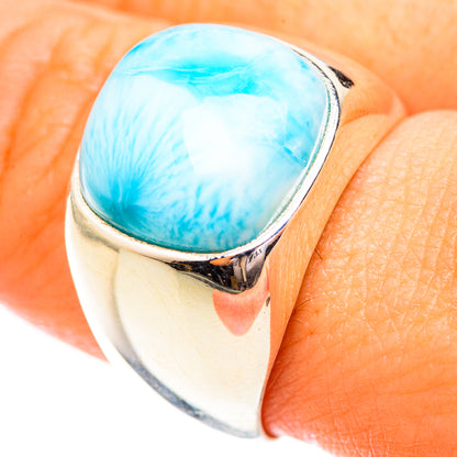 Larimar Rings handcrafted by Ana Silver Co - RING123705