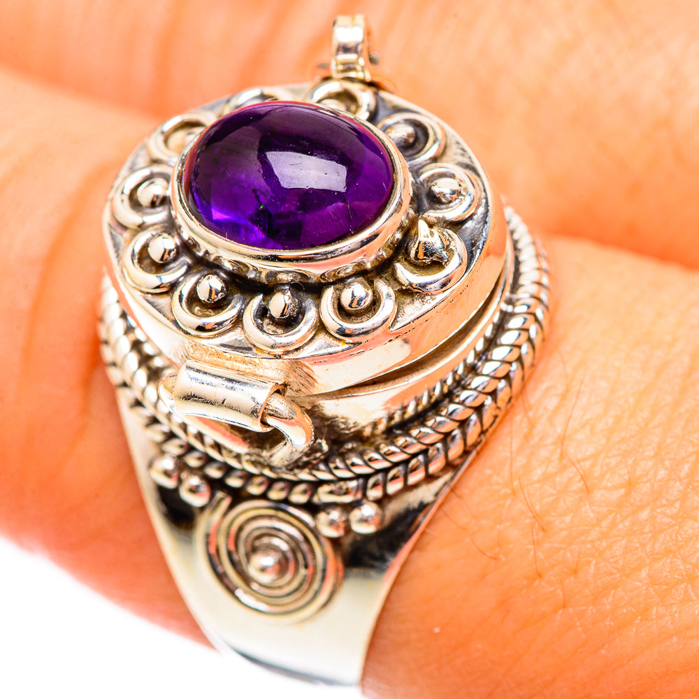 Amethyst Rings handcrafted by Ana Silver Co - RING123715