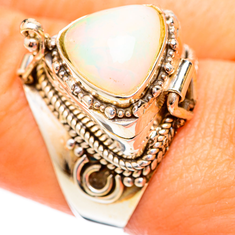 Ethiopian Opal Rings handcrafted by Ana Silver Co - RING123717