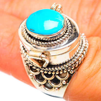 Sleeping Beauty Turquoise Rings handcrafted by Ana Silver Co - RING123718