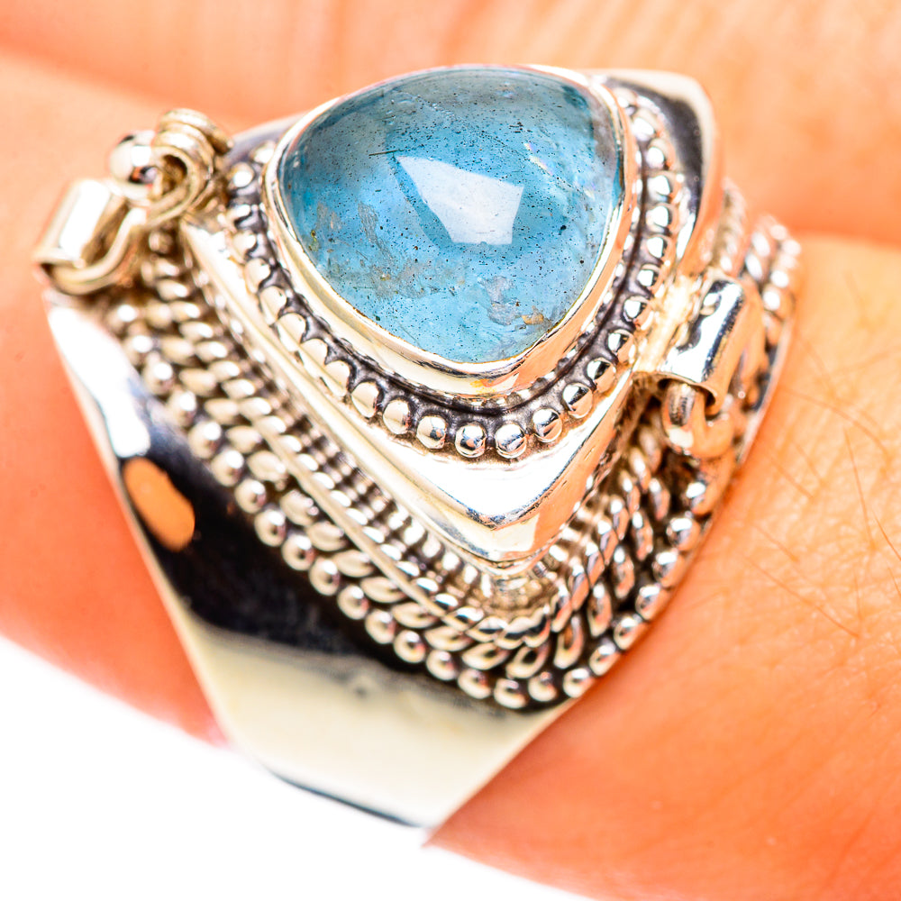 Aquamarine Rings handcrafted by Ana Silver Co - RING123722