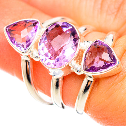 Amethyst Rings handcrafted by Ana Silver Co - RING123728
