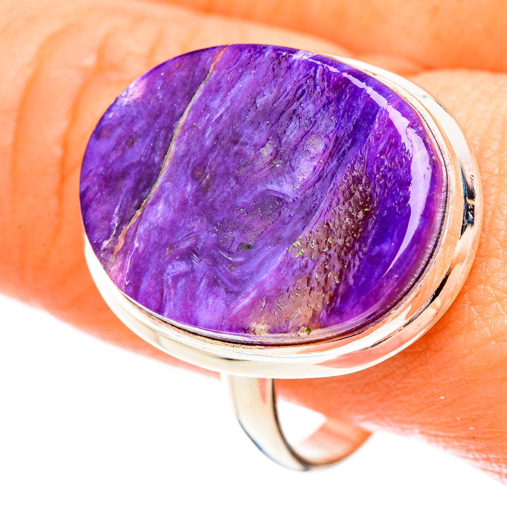 Charoite Rings handcrafted by Ana Silver Co - RING123739