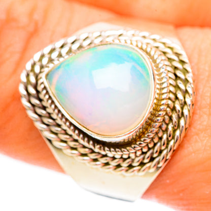 Ethiopian Opal Rings handcrafted by Ana Silver Co - RING123742