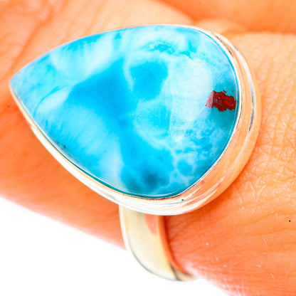 Larimar Rings handcrafted by Ana Silver Co - RING123744