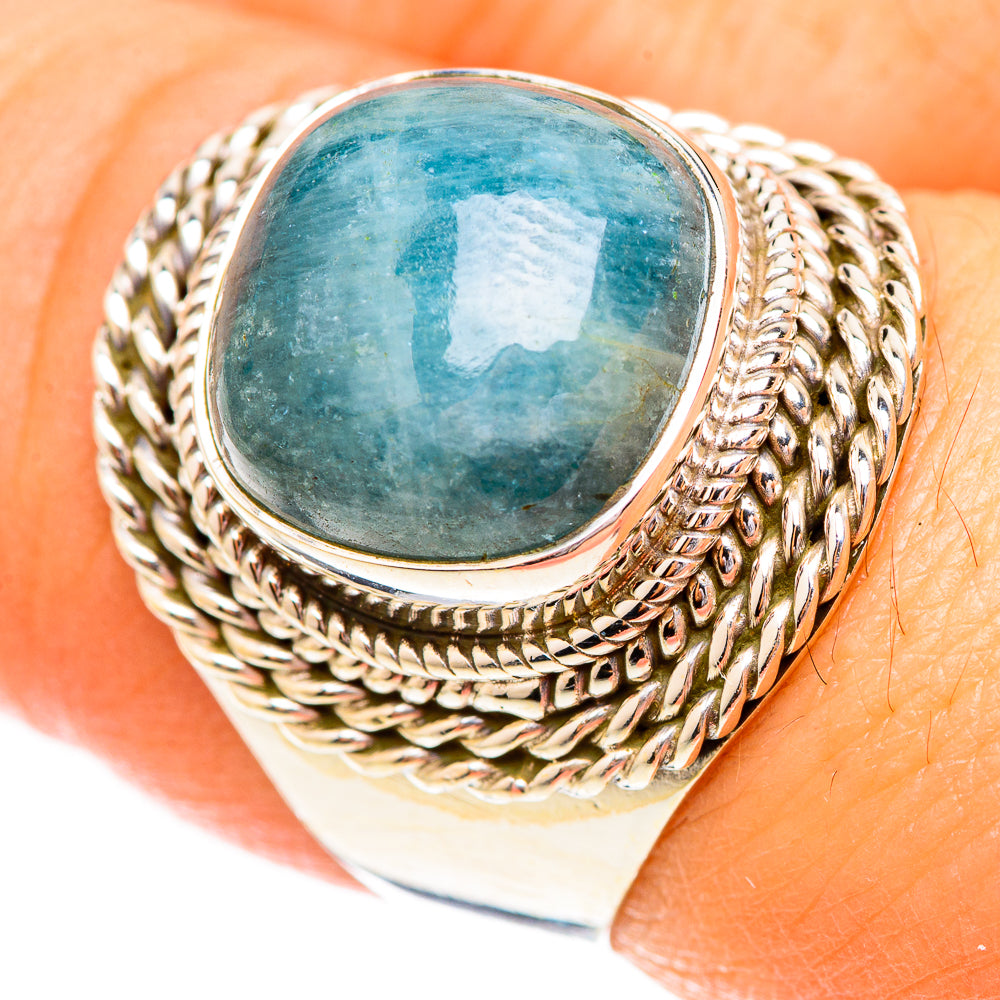 Aquamarine Rings handcrafted by Ana Silver Co - RING123747