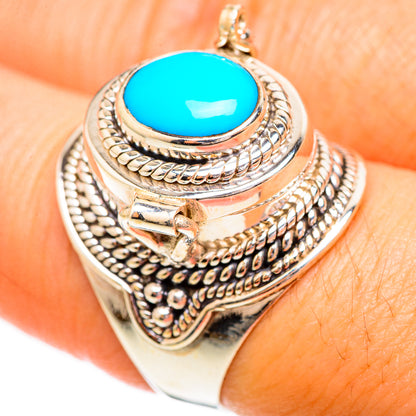 Sleeping Beauty Turquoise Rings handcrafted by Ana Silver Co - RING123748