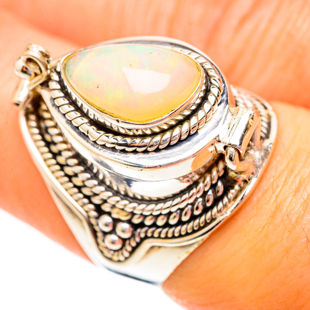 Ethiopian Opal Rings handcrafted by Ana Silver Co - RING123753