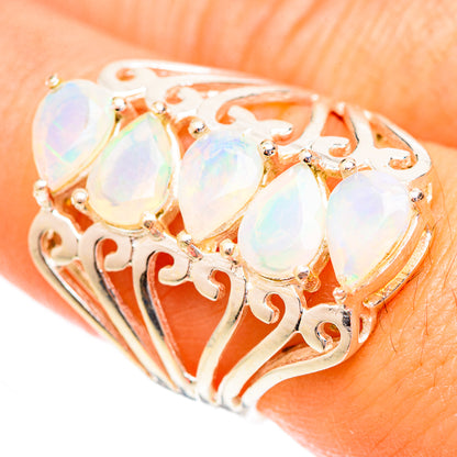 Ethiopian Opal Rings handcrafted by Ana Silver Co - RING123754