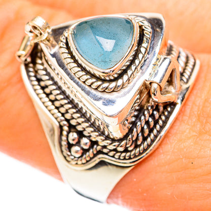 Aquamarine Rings handcrafted by Ana Silver Co - RING123760