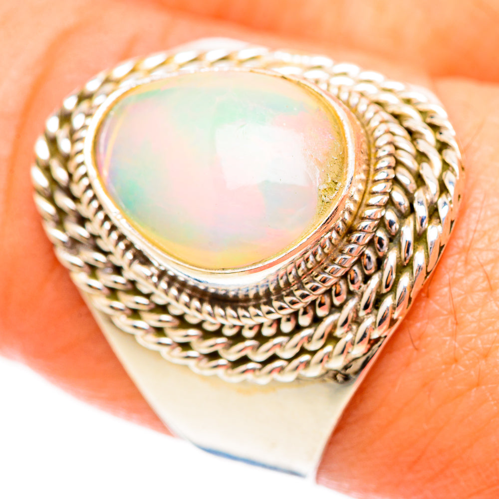 Ethiopian Opal Rings handcrafted by Ana Silver Co - RING123764