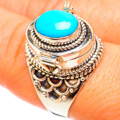 Sleeping Beauty Turquoise Rings handcrafted by Ana Silver Co - RING123766