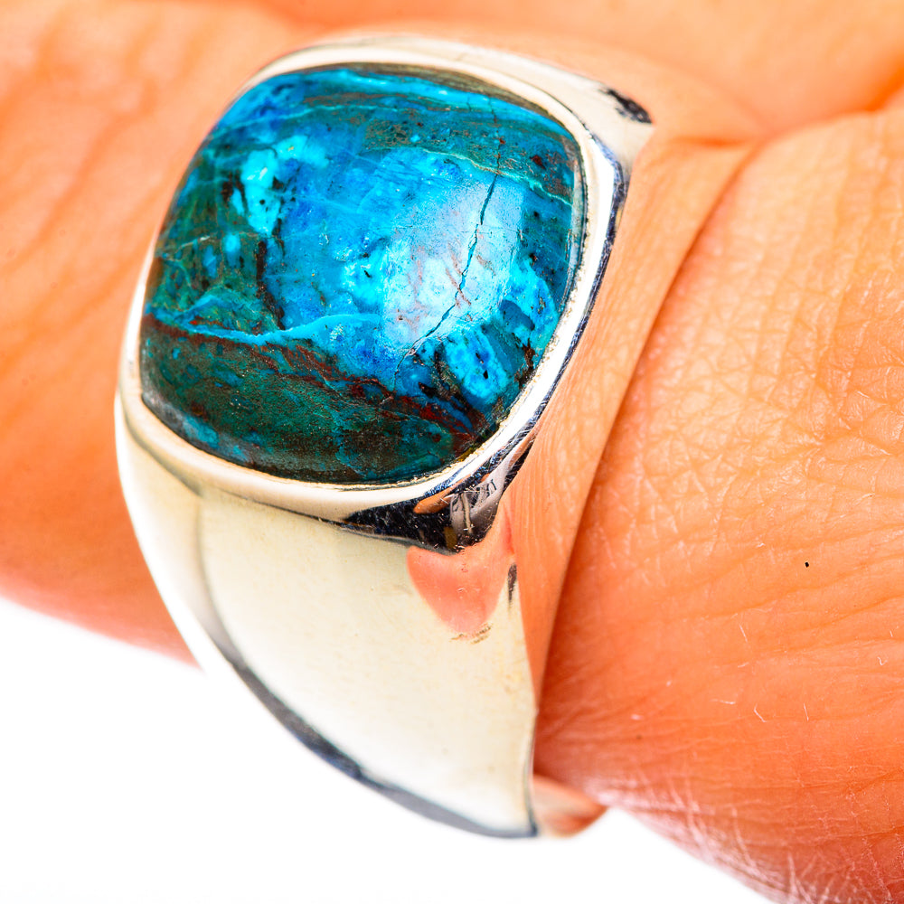 Chrysocolla Rings handcrafted by Ana Silver Co - RING123770