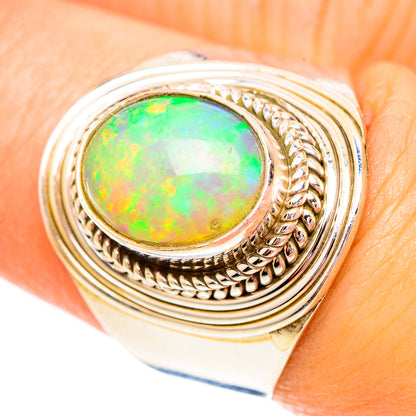 Ethiopian Opal Rings handcrafted by Ana Silver Co - RING123776