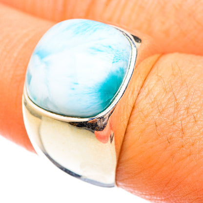 Larimar Rings handcrafted by Ana Silver Co - RING123782