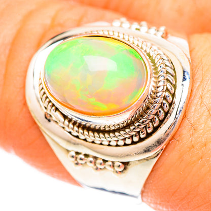 Ethiopian Opal Rings handcrafted by Ana Silver Co - RING123785