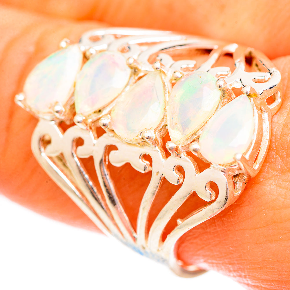 Ethiopian Opal Rings handcrafted by Ana Silver Co - RING123786