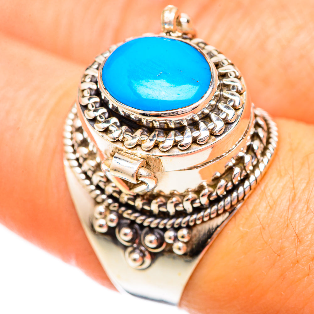 Sleeping Beauty Turquoise Rings handcrafted by Ana Silver Co - RING123791