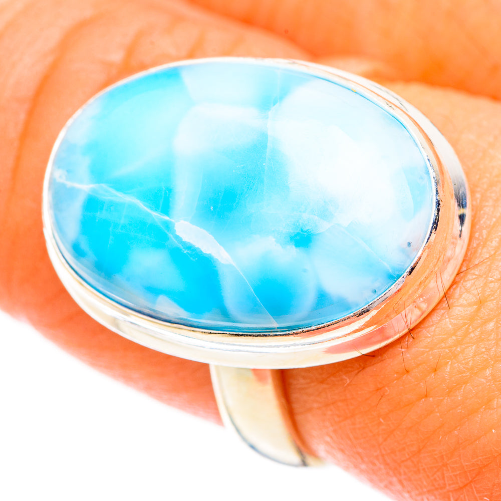 Larimar Rings handcrafted by Ana Silver Co - RING123792