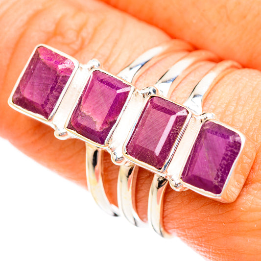 Ruby Rings handcrafted by Ana Silver Co - RING123816