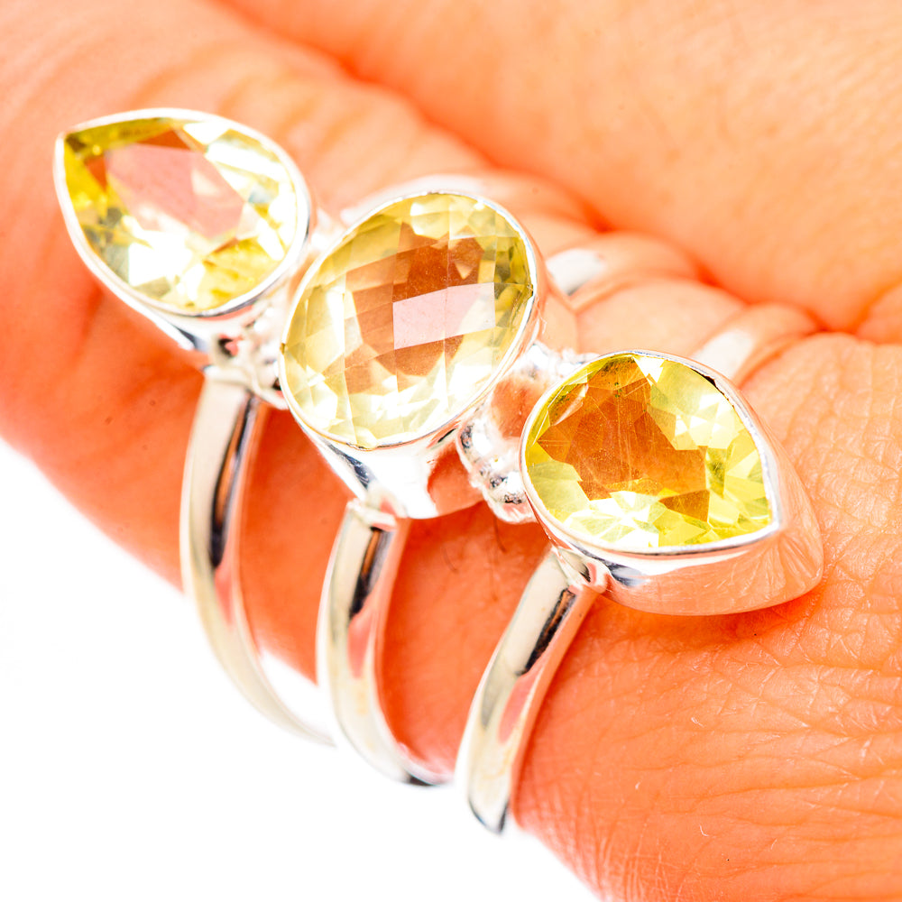 Citrine Rings handcrafted by Ana Silver Co - RING123826