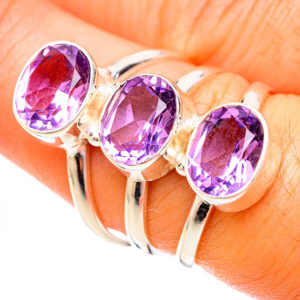 Amethyst Rings handcrafted by Ana Silver Co - RING123840