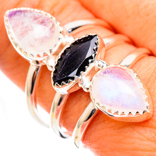 Black Onyx Rings handcrafted by Ana Silver Co - RING123843