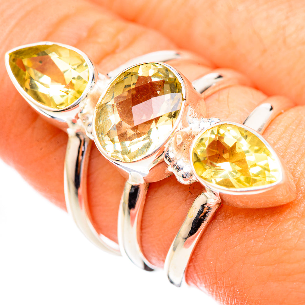 Citrine Rings handcrafted by Ana Silver Co - RING123850