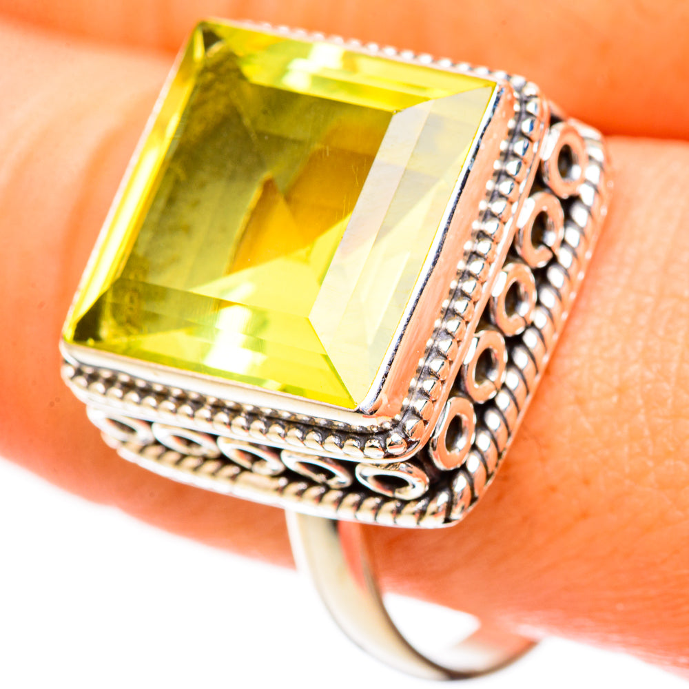 Citrine Rings handcrafted by Ana Silver Co - RING123851