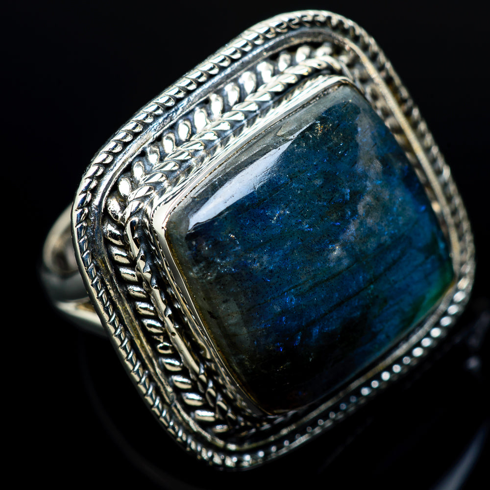 Labradorite Rings handcrafted by Ana Silver Co - RING12386