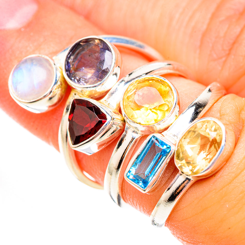 Garnet Rings handcrafted by Ana Silver Co - RING123889