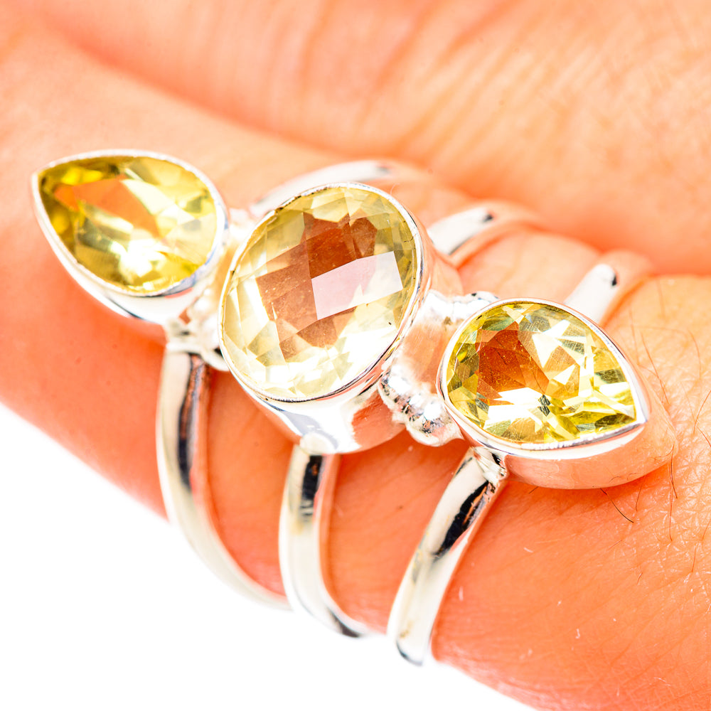 Citrine Rings handcrafted by Ana Silver Co - RING123890