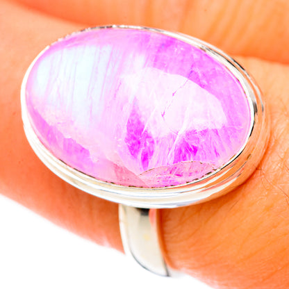 Pink Moonstone Rings handcrafted by Ana Silver Co - RING123907